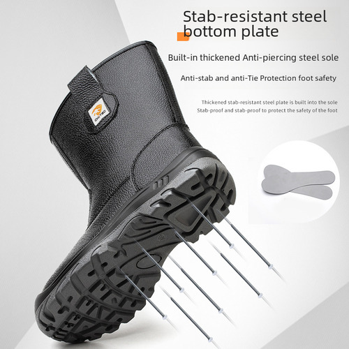 Botas Altas Negras De Algodón Q139; 39 - Zapatos Altos Antia