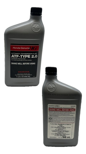 1 Lt Atf Type 2.0 Honda Transmision Automatica Xat 10 Vel
