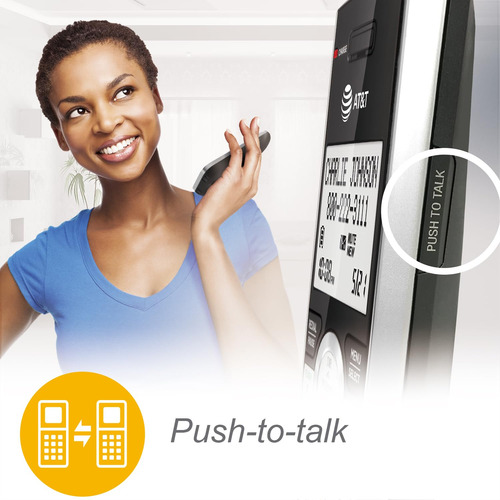 Teléfono Inalámbrico At&t Cl83507 Dect 6.0 De 5 Auriculares