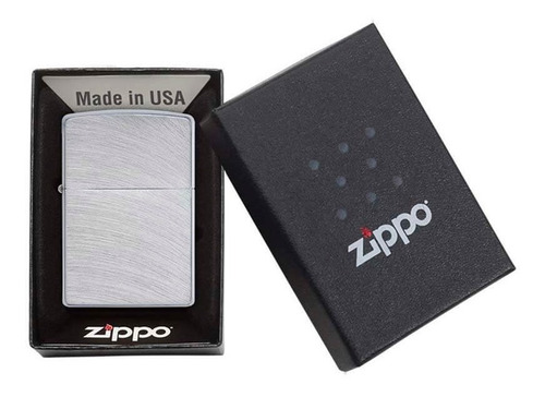 Encendedor Zippo Chrome Arch Plateado
