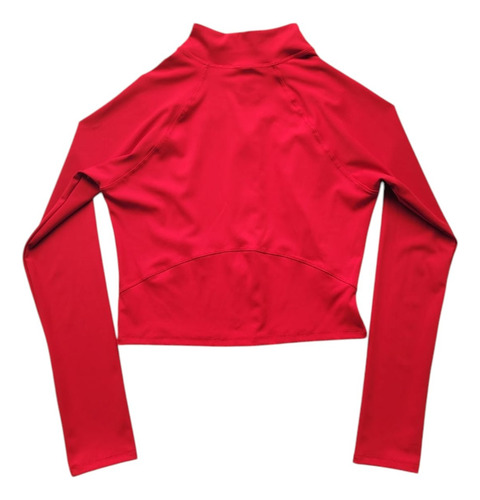 Sudadera Cierre Deportiva Casual Dama Fit Gym Sharkk Negro