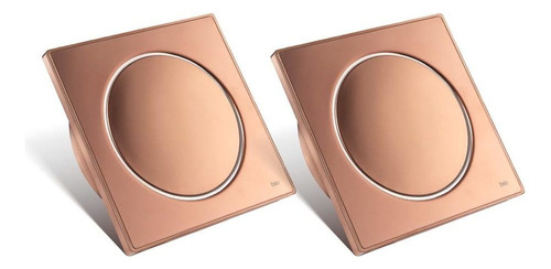 Kit 02 - Ralo Click Inox Rosé Gold 15x15 Cm + Porta Grelha