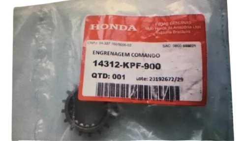 Piñon P/cigueñal Distribucion Honda 250 Tornado/twister