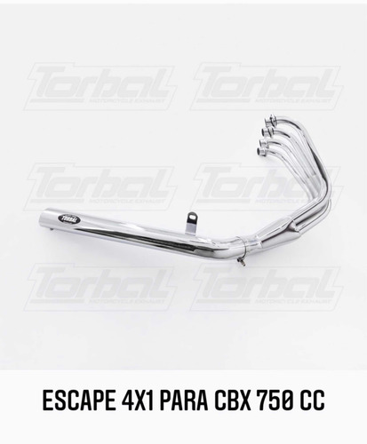 Escape Esportivas Torbal 4x1 Modelo 2,1/2 Reto Cbx 750 Pon/c