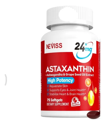 comprar Astaxantina 24 Mg,  Aceite De Coco Mct, Ashwagandha -75 Cap