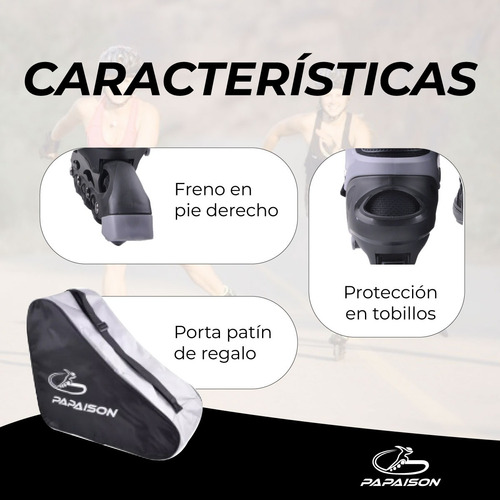 Patines Profesionales Aluminio Extensibles Incluye Bolsa