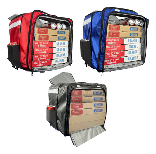 Mochila/bolsa Para Pizza Alimentos Rígida 45x45x45 Térmica