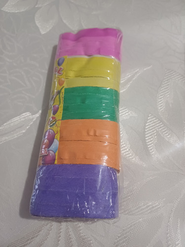 Serpentina De Papel Colores X12- Carnavales- Comparsa Fucsia