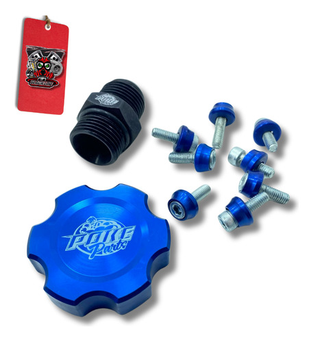 Tampa De Valvula Motor Ap Azul Com Suporte Para Sensor