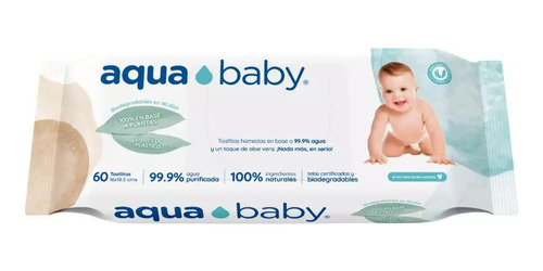 Aqua Baby Bio Toallitas Húmedas 60 Unidades