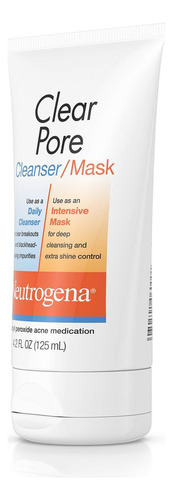 Neutrogena Limpiador Mascarilla Neutrogena Clear Pore, 4.2