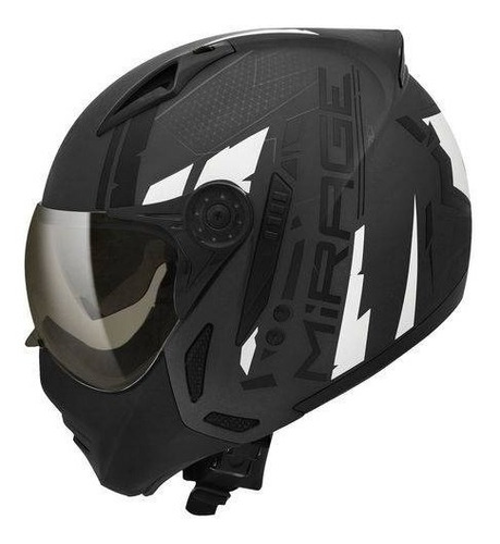 Capacete Moto Peels Mirage Techride Oculos Chumbo Pto N Ebf