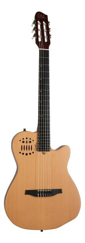 Godin Acs Nylon Natural Sg Cedro Con Funda Original