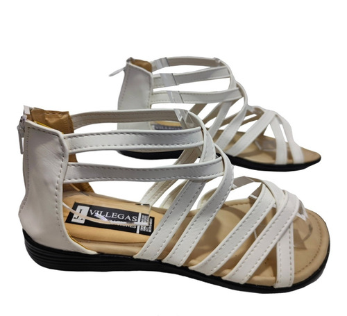 Sandalia Huarache Romano Talón Cierre Calzado Durable