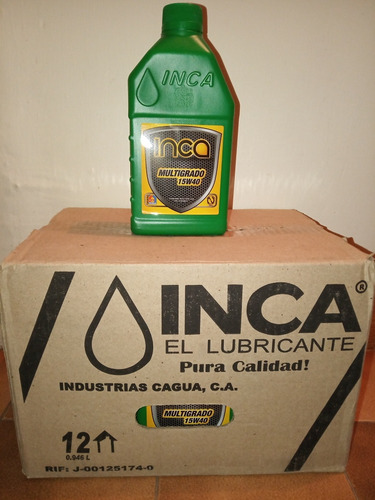 Aceite De Motor 15w40 Inca