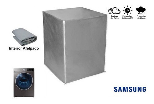 Forro Lavadora Carga Frontal Con Felpa 18-25kg Samsung 90cm