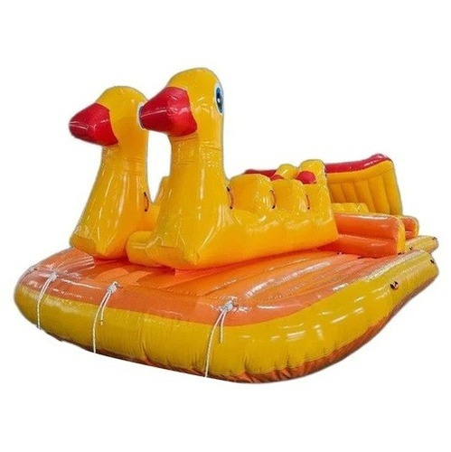 Bote Gigante Inflable Pato Deslizador Acuatico 6 Personas 