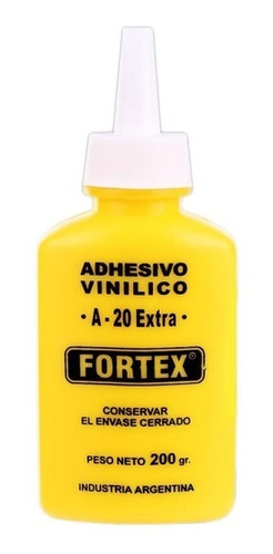 Cola Vinilica Adhesiva Fortex X 200g Madera Carpintero