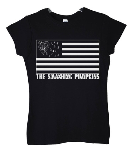 Polera Mujer The Smashing Pumpkins Flag Rock Abominatron