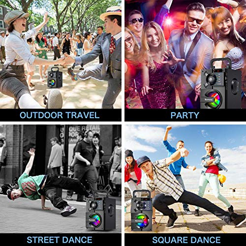Altavoz Bluetooth, Altavoces Portátiles Bluetooth Con Subwoo