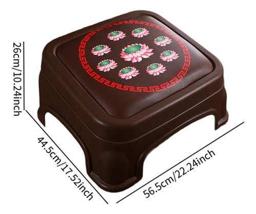 Meditation Bench Altar Asiento 56,5 Cm X 44,5 Cm X 26 Cm