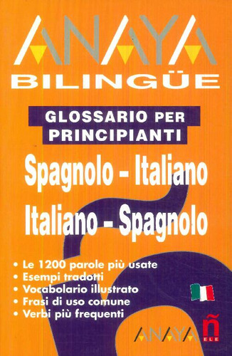 Libro Anaya Bilingue Spagnolo Italiano Italiano Spagnolo De