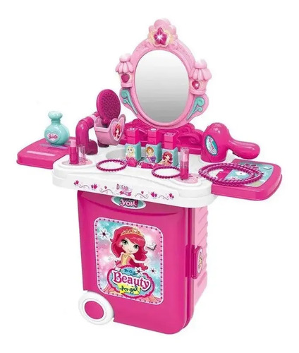 Tocador Maletin Infantil Para Niñas Belleza Juguetes | Envío gratis