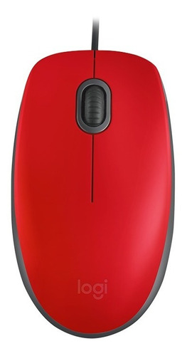 Mouse Logitech M110 Optico Usb Red