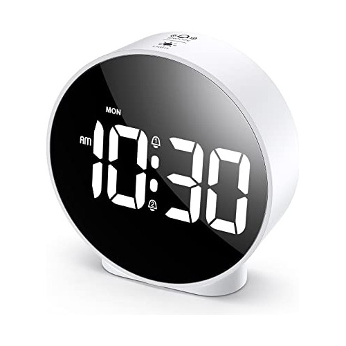 Reloj Despertador Digital, (nueva Versión) Pantalla Le...