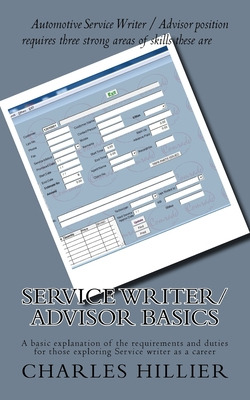 Libro Service Writer/advisor Basics: A Basic Explanation ...