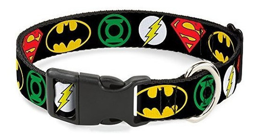 Buckle-down Cat Collar Breakaway Justice League Superhero Lo