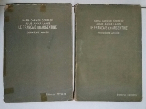 Le Français En Argentine. Lote X 2. Por Cortese Y Lang.