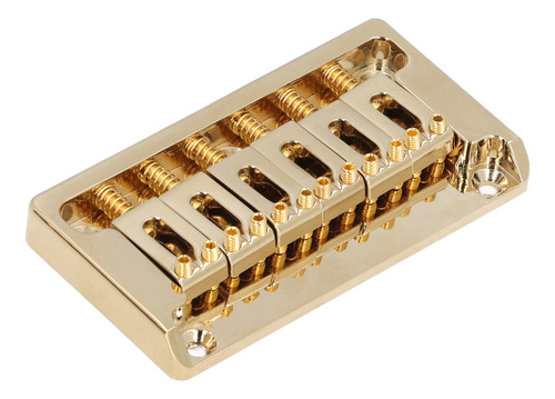 Kit De Ponte De Guitarra Elétrica De 6 Cordas Em Latão Throu