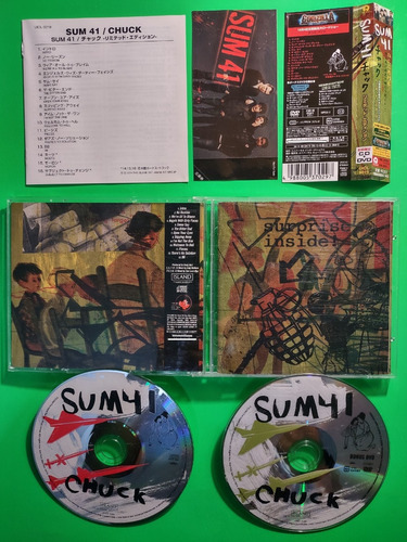 Sum 41 - Chuck (cd+dvd Álbum, 2004 Japón)