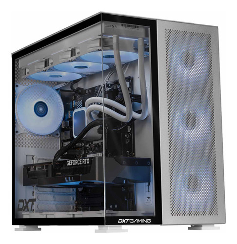 Pc Gamer Dxt Gaming Geforce Rtx 5070 Ti Amd Ryzen 9 9900x 64gb Ddr5 Ssd 2tb Sistema Liquido Wifi Silver
