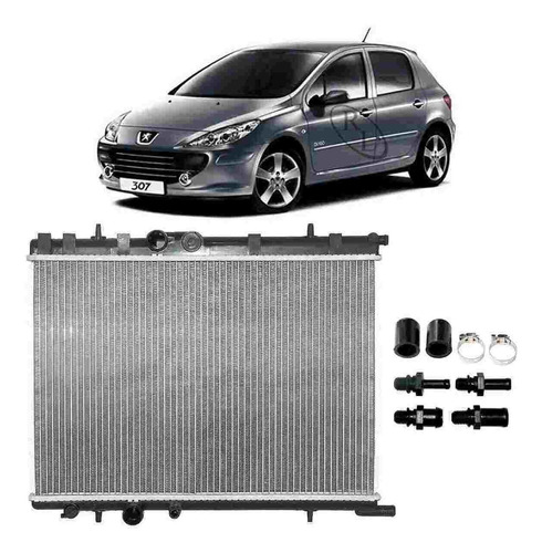 Radiador Peugeot 307 2.0 Mec 2003 2004 2005 Brasado