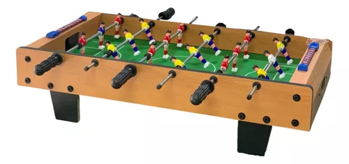 Jogo de mesa Foosball, mesa clássica de futebol para 2 pessoas