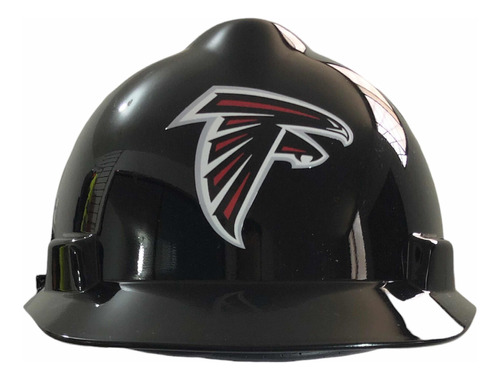 Casco De Seguridad Msa V-gard Nfl Atlanta Falcons