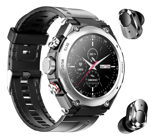 Desong Reloj Inteligente, Con Auriculares, 3 En 1