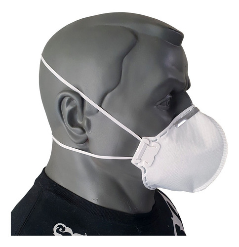 10 Máscaras N95 Proteção Respiratória Pff2 Uso Profissional