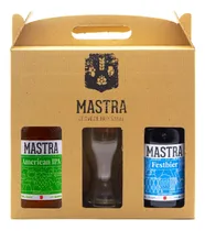 Comprar Pack 2 Cervezas Mastra Artesanal 500ml + Vaso Pinta, Regalo