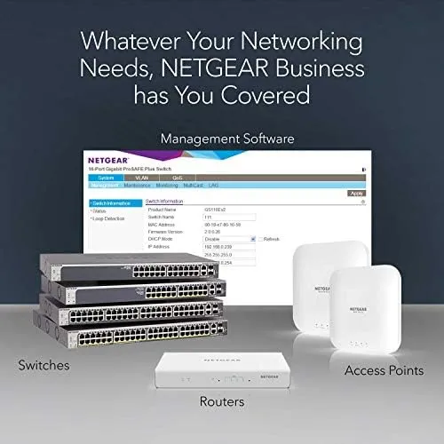 Switch Inteligente Gigabit Ethernet De 48 Puertos Netgear (g