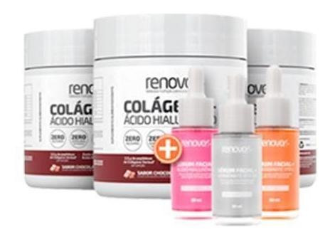 Kit 3 Potes Colágeno Renova Be Verisol Chocolate - Original