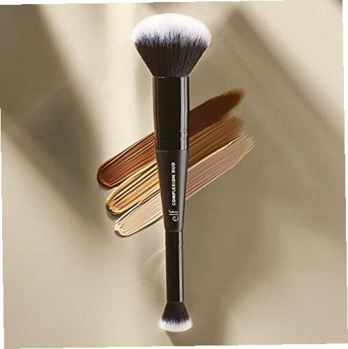 E.l.f. Cosméticos Complexion Duo Brush 2 En 1 Herramienta
