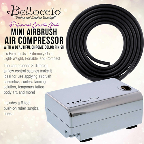 Super Mini Aerografo Compresor 3 Ajuste Control Flujo 6