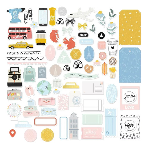 Set De Troquelados - Die Cuts - Aventura - En La Ciudad