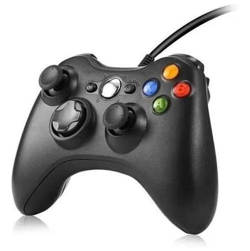 Controlador de videojuegos inalámbrico delgado con joystick Xbox 360