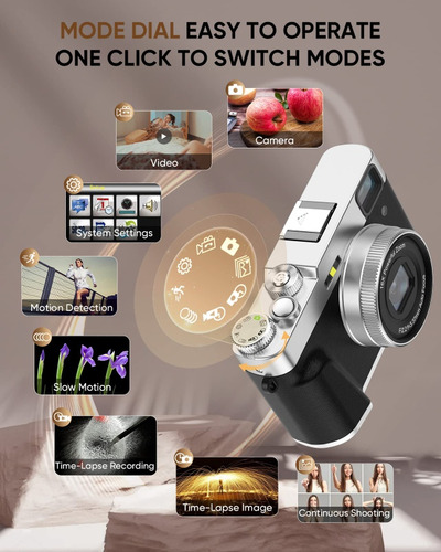 Imagen 4 de 7 de Cámara Digital 4k 48 Mp Enfoque Automático Con Zoom 16x