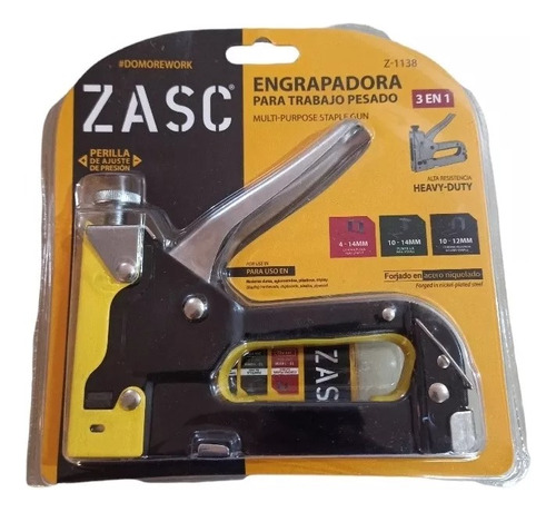 Engrapadora Heavy Duty Zasc Multiuso +600 Grapas