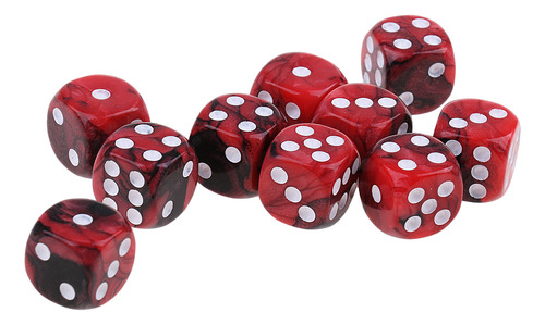20pc Colors Dices D6 Six Sided 16mm D6 Para Rpg Table Board